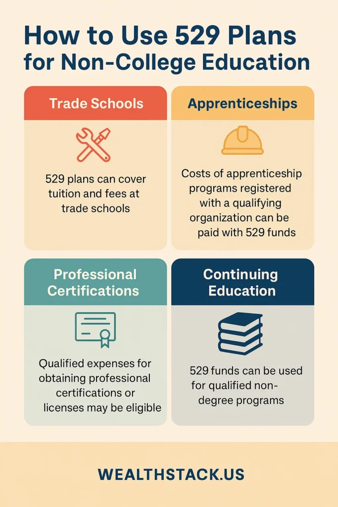 How to Use 529 Plans for Non-College Education? Smart Ways to Fund More Than Just College 2 How to Use 529 Plans for Non-College Education